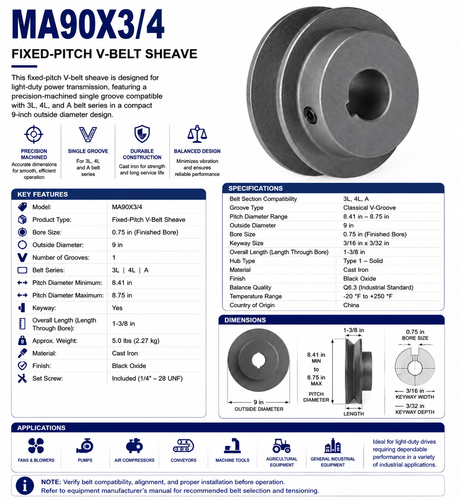 MA90X3/4