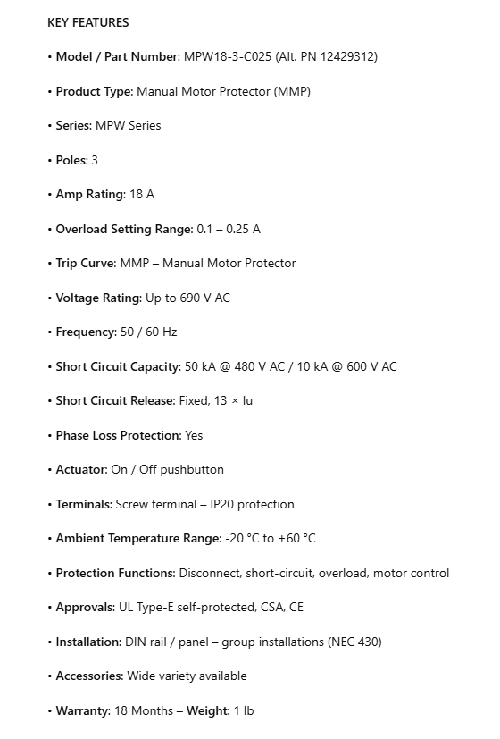 MPW18-3-C025