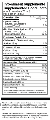Platto Energy Drink, Blue Raspberry, Framboise Bleu, 12X473ML,Sucre,Sugar, - Energy Drink - E-Motor Nations - electric motors - [product_tags]- motor electric - moteur électrique - moteurs - drive - replacement - venmar - hvac - méchoui - capacitor - condensateur - fan