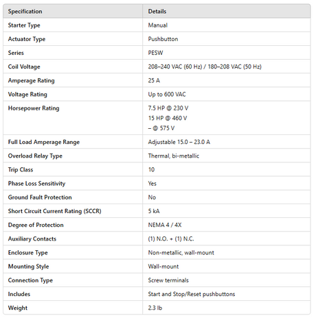 PESW-B25V24AX-R67