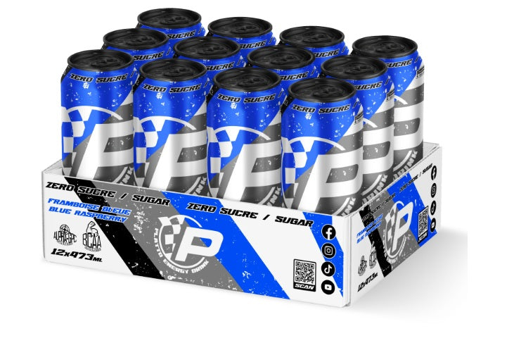 Platto Energy Drink, Blue Raspberry, Framboise Bleu, 12X473ML, Sans Sucre,Sugar Free, - Energy Drink - E-Motor Nations - electric motors - [product_tags]- motor electric - moteur électrique - moteurs - drive - replacement - venmar - hvac - méchoui - capacitor - condensateur - fan