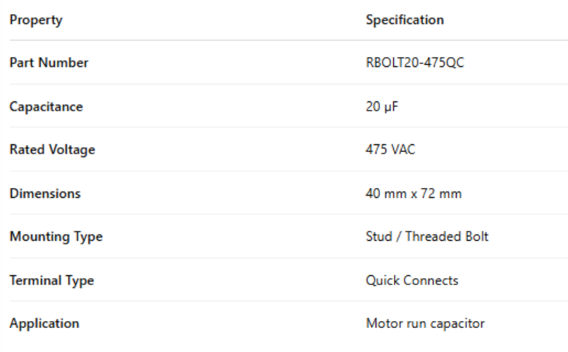 RBOLT20-475QC
