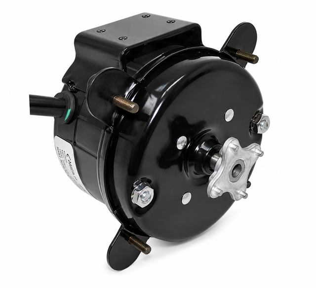SS9W115, 0.012Hp, 1550RPM, 115V, 1Ph, 60/50Hz, Totally Enclosed, Frame 3.3", EC-9W115