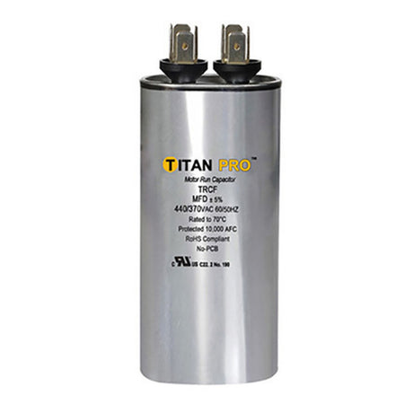 TRCF30, 30 µF, 440/370 V, Round Run Capacitor - Capacitors - Titan Pro - electric motors - [product_tags]- motor electric - moteur électrique - moteurs - drive - replacement - venmar - hvac - méchoui - capacitor - condensateur - fan