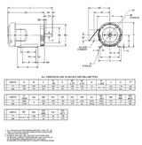 U1P2DFC, 1Hp, 1755 RPM, 208-230/460V, 3PH, 60-50Hz, TEFC, Frame 56C, FM70 - Electrical Motors - US Motors - Nidec - electric motors - [product_tags]- motor electric - moteur électrique - moteurs - drive - replacement - venmar - hvac - méchoui - capacitor - condensateur - fan