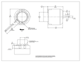 UB578, 0.07 Hp (50 W), 1500 RPM, 115 V, 1 Ph, 60 Hz, TEAO, Unit Bearing - CATEGORY_UNIT BEARING MOTOR - FASCO - electric motors - [product_tags]- motor electric - moteur électrique - moteurs - drive - replacement - venmar - hvac - méchoui - capacitor - condensateur - fan