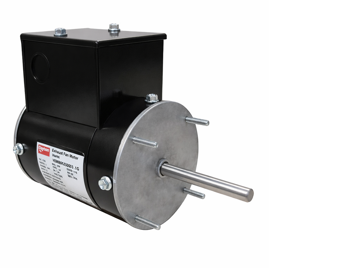 VED80U2901.1G, 1/30hp, 1650 Rpm, 115 Volts, 60 Hz, TEFC, Frame 56C,