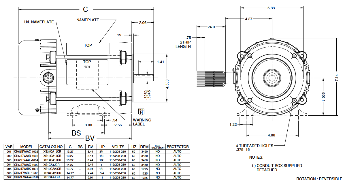 XS34CA2JCR, XS34CA2J, 