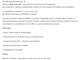 Platto peche sans sucre