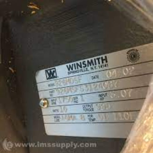 E26MSFS158XOGC, Reducer Speed WinSmith, 926MDSF, 1750 Rpm, 60:1