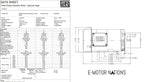 CT000404NPW01, Weg, 1 Hp, 208-230/460V, Fr: 143/5TC, TEfc, W01, 3Ph,