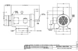 EBM3703Y, Baldor, Brake motors, 3Hp, 1750 Rpm, 230/460V,37F06Y02-B,213, - BRAKE MOTOR - BALDOR - electric motors - [product_tags]- motor electric - moteur électrique - moteurs - drive - replacement - venmar - hvac - méchoui - capacitor - condensateur - fan