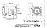 EM2551T, Baldor, 75 Hp, 1775 Rpm, 230/460V, Fr:365T,Odp, 44E196W013G1,