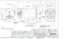 EZBN37, Nidec,1 Hp,1800/3600 Rpm,115V,R055FEC0342013J,Fr:48Y,Pool,Spa,