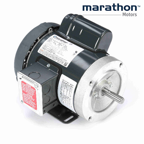F131, 1/3 HP, 1800 RPM, 115-208/230V, FRAME 56C, TEFC, MARATHON ELECTRIC MOTORS, 056C17F5358 - SINGLE PHASE MOTORS - MARATHON - electric motors - [product_tags]- motor electric - moteur électrique - moteurs - drive - replacement - venmar - hvac - méchoui - capacitor - condensateur