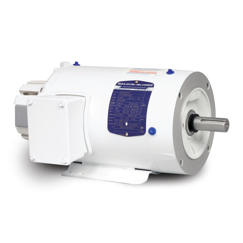 IDWNM3554T,Baldor,1.5 Hp,1740 Rpm,230/460,35TT996M613,145TC,Washdown,