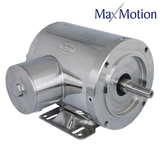 MQS-342, 3/4 HP, 3600 RPM, 230/460V, STAINLESS, WASHDOWN, MAX MOTION - STAINLESS STEEL MOTOR - MAXMOTION - electric motors - [product_tags]- motor electric - moteur électrique - moteurs - drive - replacement - venmar - hvac - méchoui - capacitor - condensateur