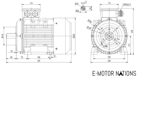 MTP112MA4F-B34-01,5.5 Hp,1800 Rpm,575 Volts,3Ph,Frame:112M,B34,Premium -  - E-Motor Nations - electric motors - [product_tags]- motor electric - moteur électrique - moteurs - drive - replacement - venmar - hvac - méchoui - capacitor - condensateur - fan