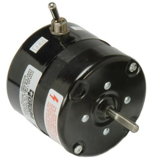 O6-R403, ROTOM, 1/145 Hp, 1550 RPM, 115V, 0.33A, On/Off Switch, 72” Cord & Plug - HVAC ELECTRIC MOTOR - ROTOM - electric motors - [product_tags]- motor electric - moteur électrique - moteurs - drive - replacement - venmar - hvac - méchoui - capacitor - condensateur - fan