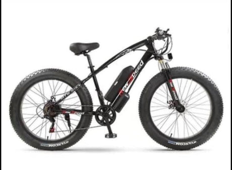 Fat bike Electric, Motor 500W,48V Battery, Disc brake,Shimano 7 Speed,