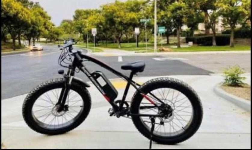 Fat bike Electric, Motor 500W,48V Battery, Disc brake,Shimano 7 Speed,