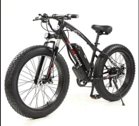 Fat bike Electric, Motor 500W,48V Battery, Disc brake,Shimano 7 Speed,