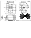 SEMH804C/179-B5, Cantoni, 1 Hp, 1800 Rpm,115/230V, 1PH,FR:80, B35,TEFC - METRIC MOTOR - E-Motor Nations - electric motors - [product_tags]- motor electric - moteur électrique - moteurs - drive - replacement - venmar - hvac - méchoui - capacitor - condensateur - fan