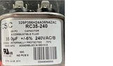 RC35-240, Capacitor Oval Run, 35uF 240vac, orc35240, 2.17''x1.31''x3.94''