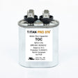 TOC6, Titan Pro, Capacitor Run, 6 uF, 370 Vac, Oval, POC6, Aluminium