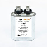TOC6, Titan Pro, Capacitor Run, 6 uF, 370 Vac, Oval, POC6, Aluminium