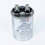 TRC25, Titan, Packard, Run Capacitor 25 uF 370 Volts, HD, Rond,